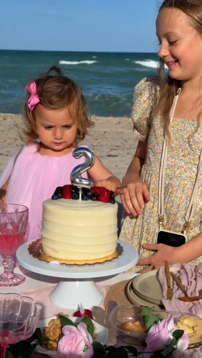 Children's Cake with a Number