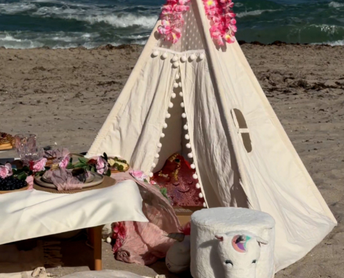 Wigwam and Play Area