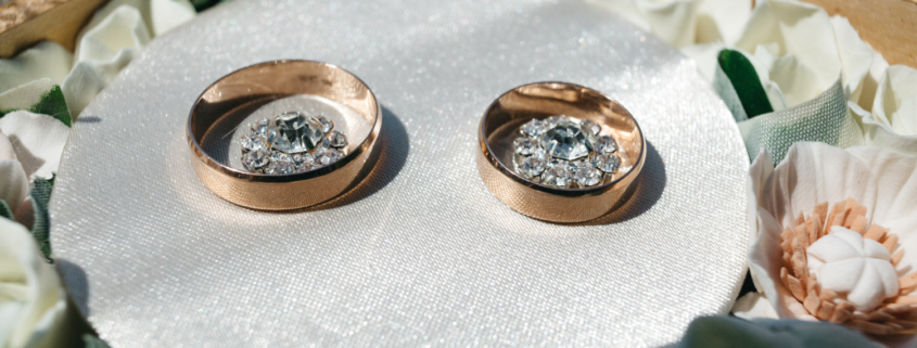 Elección de alianzas de boda
